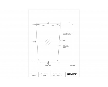 Renwil™ - Artesia Wall Mirror