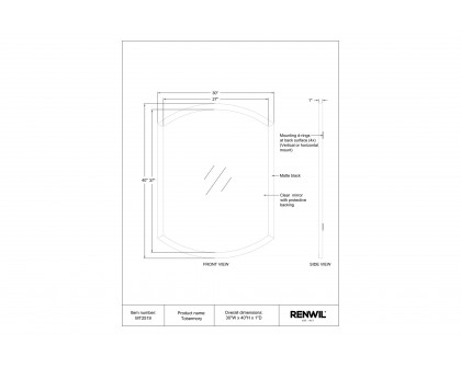 Renwil™ - Tobermory Wall Mirror