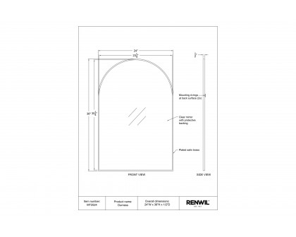 Renwil™ - Durness Wall Mirror