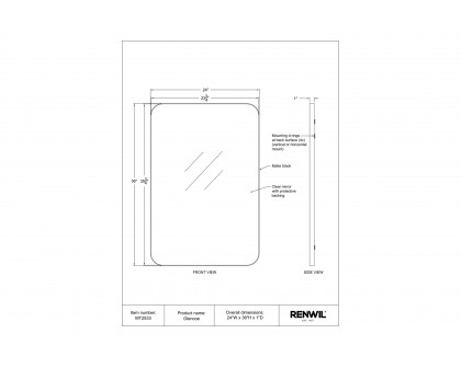 Renwil™ - Glencoe Wall Mirror