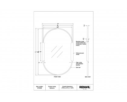 Renwil™ - Kerianne Wall Mirror