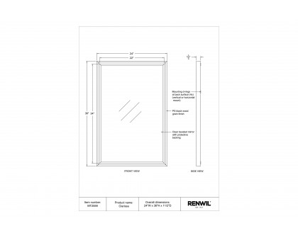 Renwil - Clarissa Wall Mirror