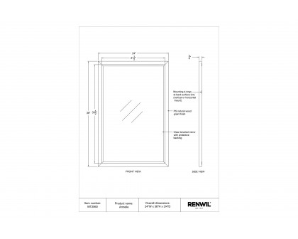 Renwil - Armelle Wall Mirror