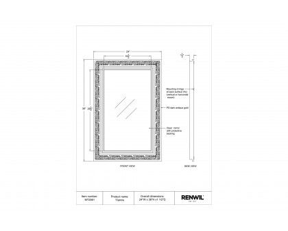 Renwil - Yiannis Wall Mirror