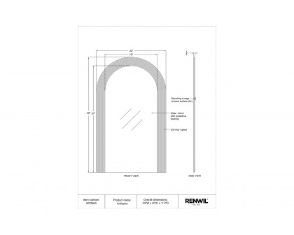 Renwil Antisana Wall Mirror