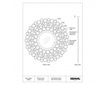 Renwil Andromeda Wall Mirror