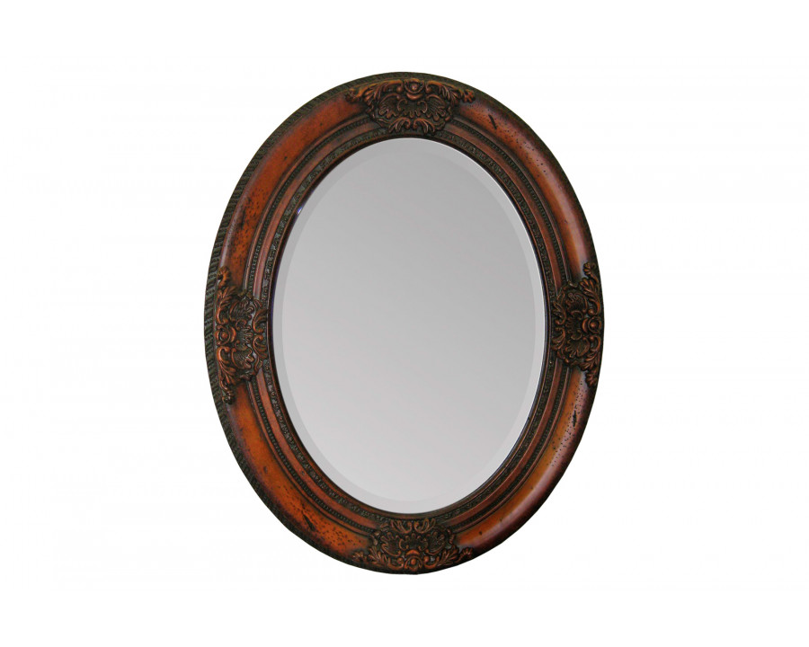 Renwil - Cherry Chelsea Wall Mirror