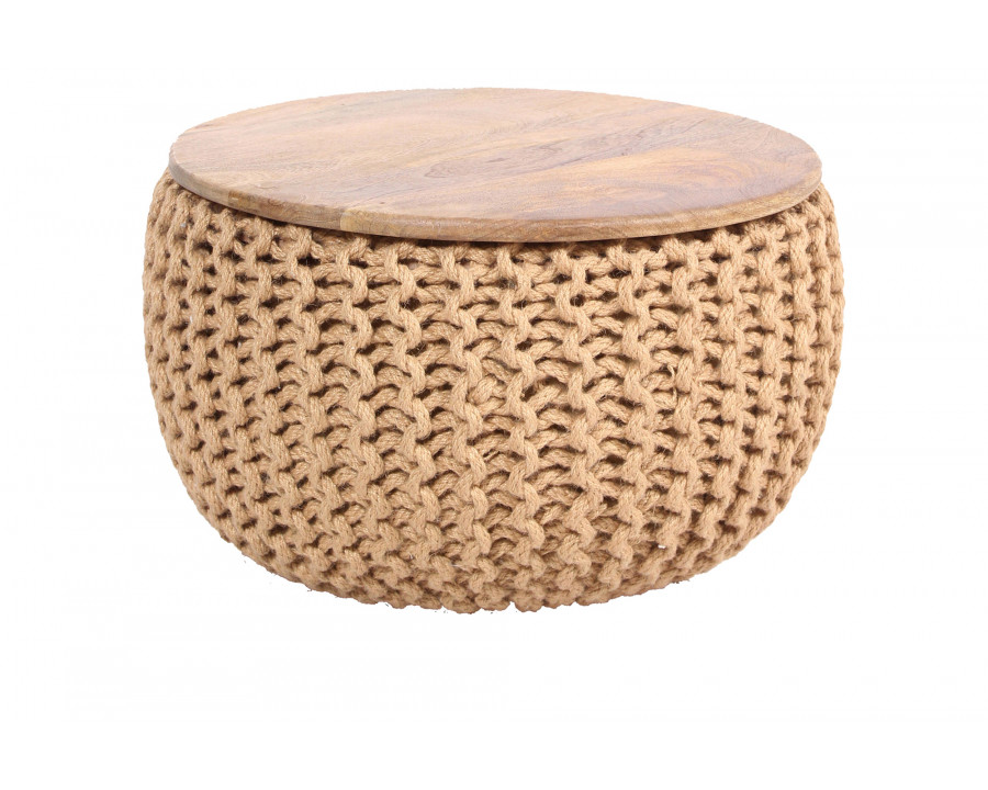 Renwil - Swiss Accent Pouf/Table