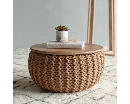 Renwil™ - Swiss Accent Pouf/Table