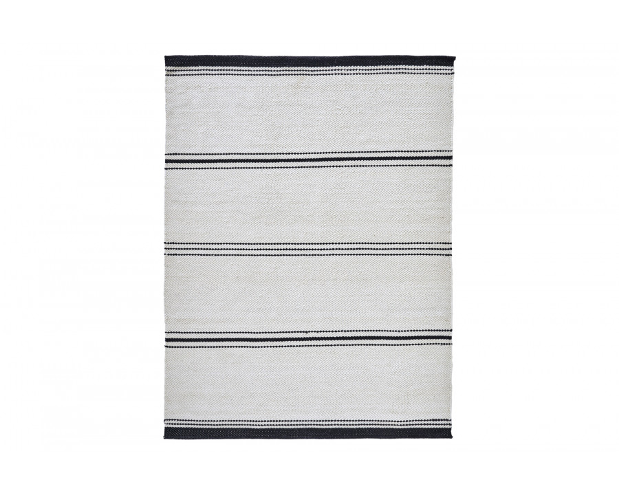 Renwil Allen 10002 Rug - Ivory/Black, 16" X 16"