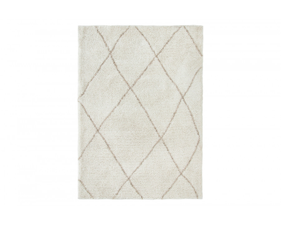 Renwil Allen 10002 Rug - Off-White/Champagne, 9,1" X 13,1"