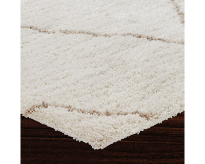 Renwil Allen 10002 Rug - Off-White/Champagne, 9,1" X 13,1"