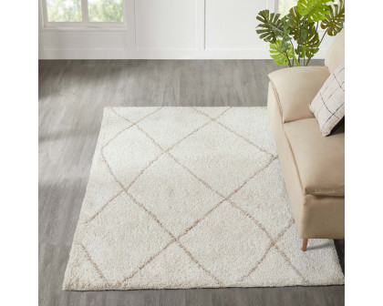 Renwil Allen 10002 Rug - Off-White/Champagne, 9,1" X 13,1"