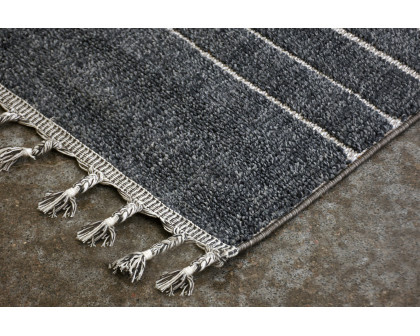 Renwil Ambrose 10418 Rug - Navy/Gray, 9,1" X 13,1"