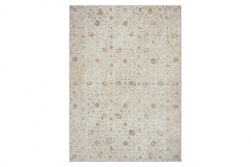 Renwil™ Ariella 10187 Rug - Cream/Brown, 7,1" X 10,2"