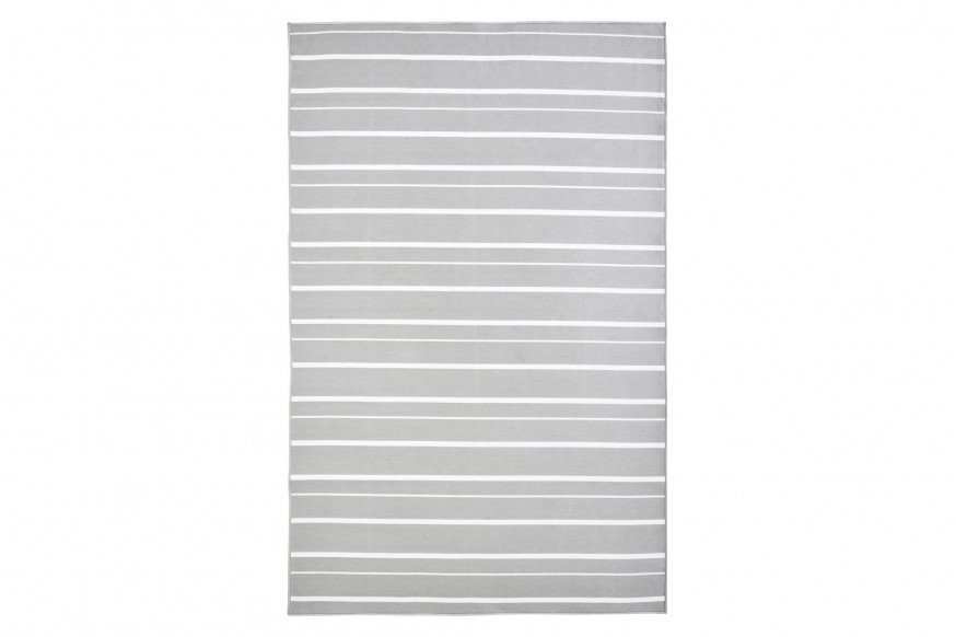 Renwil™ Caymen 64895 Outdoor Rug - Cool Gray/White, 3,3" X 4,3"