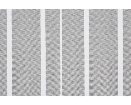 Renwil™ Caymen 64895 Outdoor Rug - Cool Gray/White, 3,3" X 4,3"