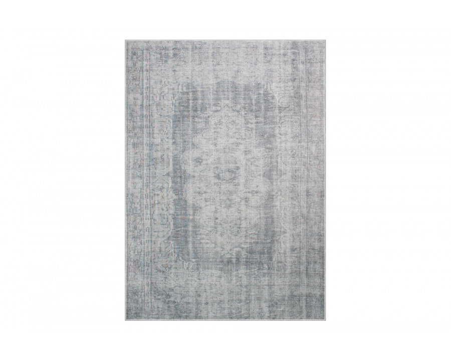 Renwil Fallon 30213 Rug - Distressed Dusty Blue, 9,1" X 13,1"