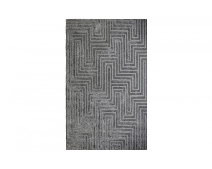 Renwil Graceland Rug - Dark Gray, 5" X 8"