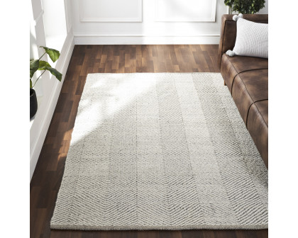 Renwil™ Malur Rug - Ivory/Silver, 9,11" x 13,3"