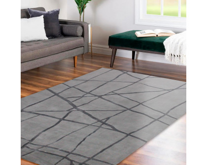 Renwil™ Mantle Rug - Gray/Blue, 16" X 16"