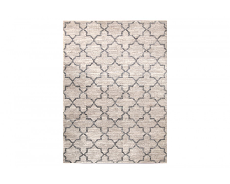 Renwil Monastery 75519 Rug - Beige/Gray, 7,9" " X 9,8"