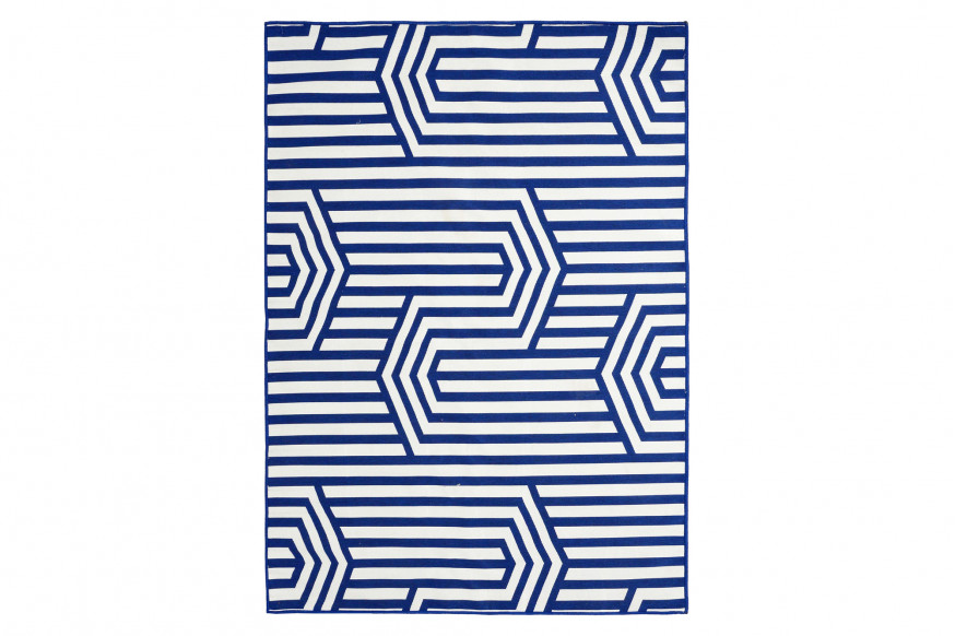 Renwil™ Bluebell Rug - Blue/White, 5" X 8"