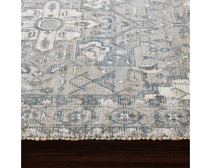 Renwil™ Pongola Rug - Natural/Teal, 5,3" X 7,3"