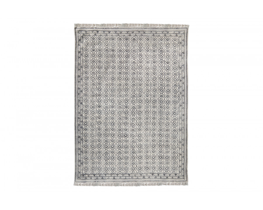 Renwil Tusca Rug - Beige/Black, 5,2" X 7,2"