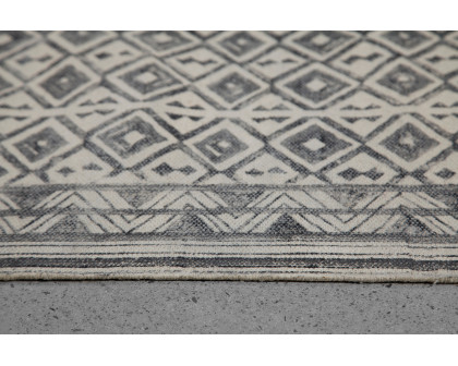 Renwil Tusca Rug - Beige/Black, 5,2" X 7,2"