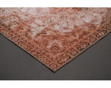 Renwil Whey Rug - Burnt Orange/Cream, 2,6" x 8"