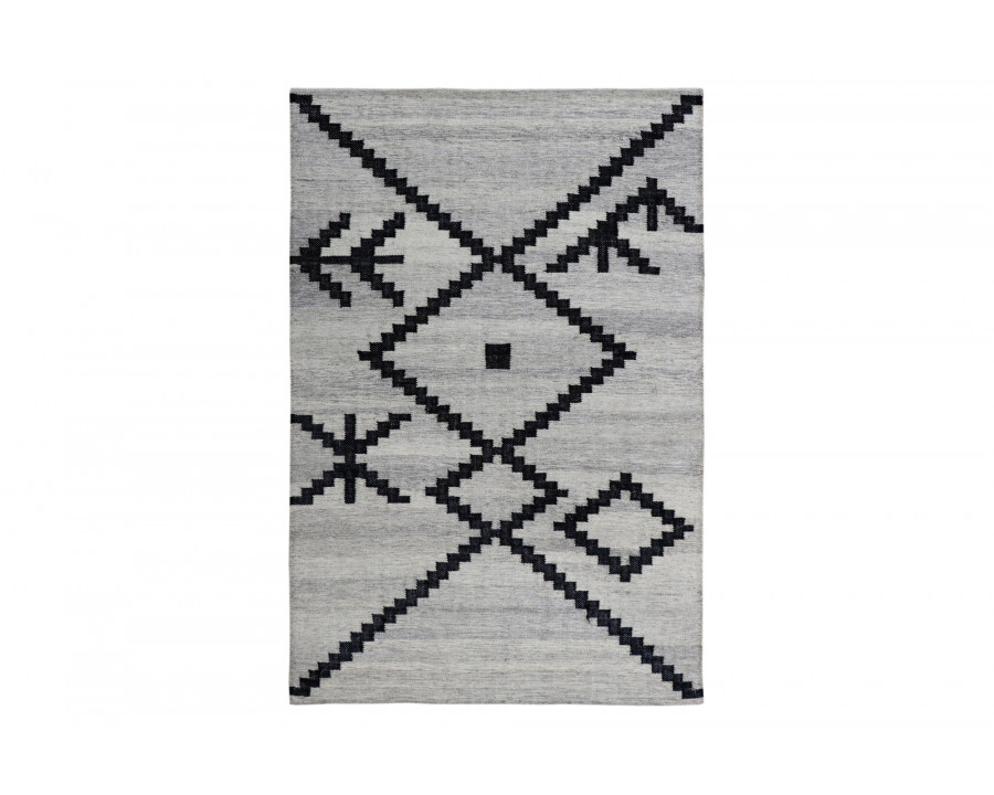 Renwil Zaatar Rug - Beige/Black, 3" x 4"