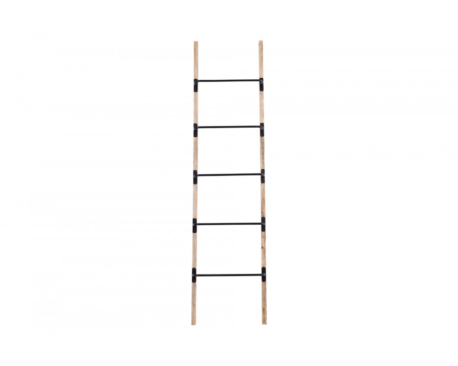 Renwil Marieta Decorative Blanket Ladder - Mango Wood