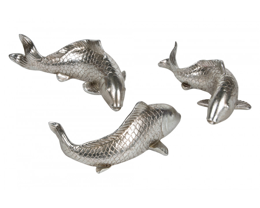 Renwil - Koi Statue Set Of 3