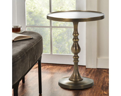 Renwil™ Romina Accent Table - Antique Brass