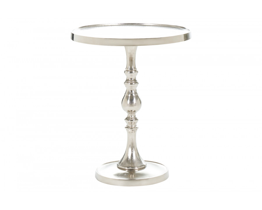 Renwil Romina Accent Table - Raw Nickel