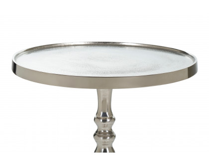 Renwil™ Romina Accent Table - Raw Nickel