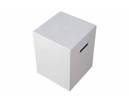 Renwil™ Arwan Indoor/Outdoor Side Table - Matte White