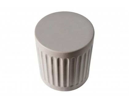 Renwil™ Daria Outdoor Accent Table - Taupe Matte