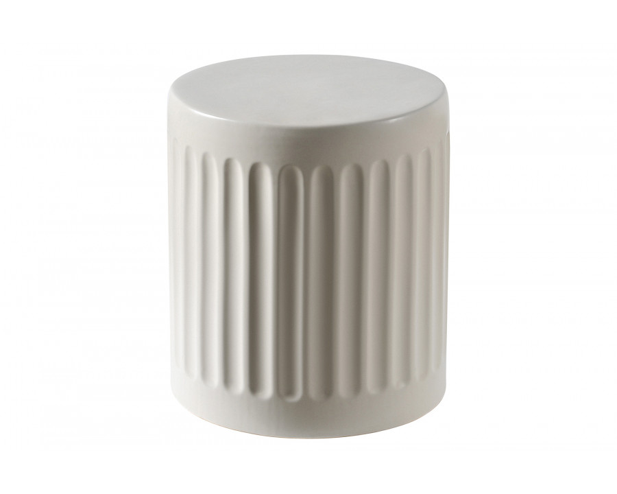 Renwil Lucian Outdoor Accent Table - White Matte