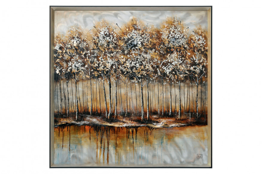 Renwil™ - Metallic Forest Wall Art