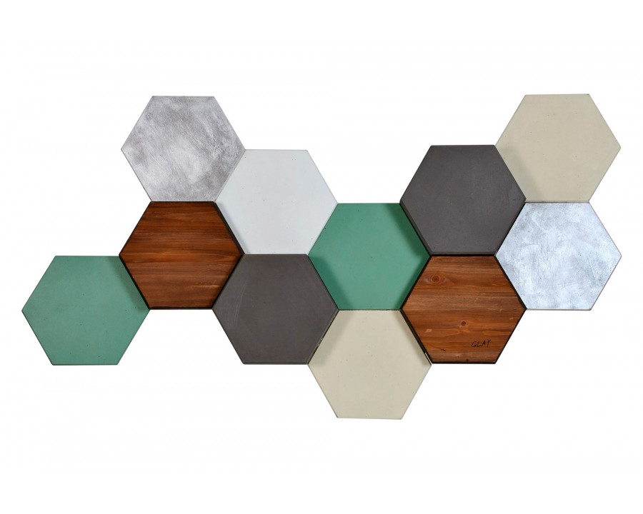 Renwil - Hexa Pastel Wall Decor