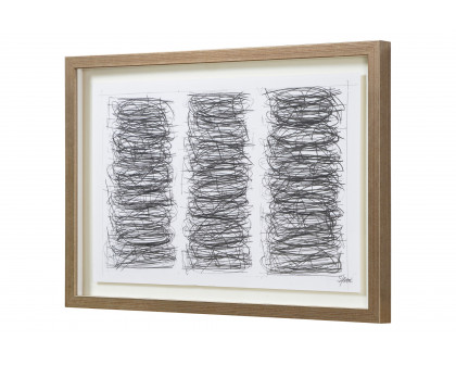 Renwil™ - Studio Line Sketch Wall Art Set Of 4