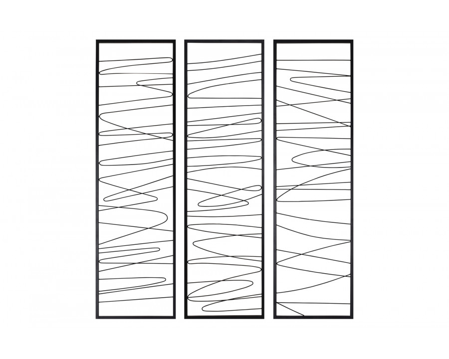 Renwil - Studio Line Linear Wall Decor Set Of 3