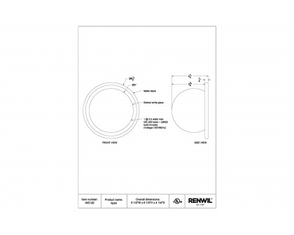 Renwil Sybil Wall Sconces