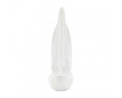 Sagebrook 8" Ceramic Sailboat - White