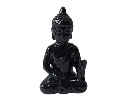 Sagebrook 10" Ceramic Seated Buddha