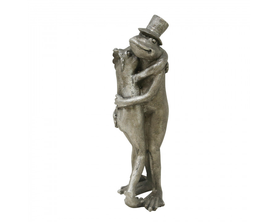 Sagebrook Hugging Frogs Figurine