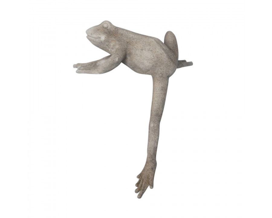 Sagebrook Resin Frog With Leg Down