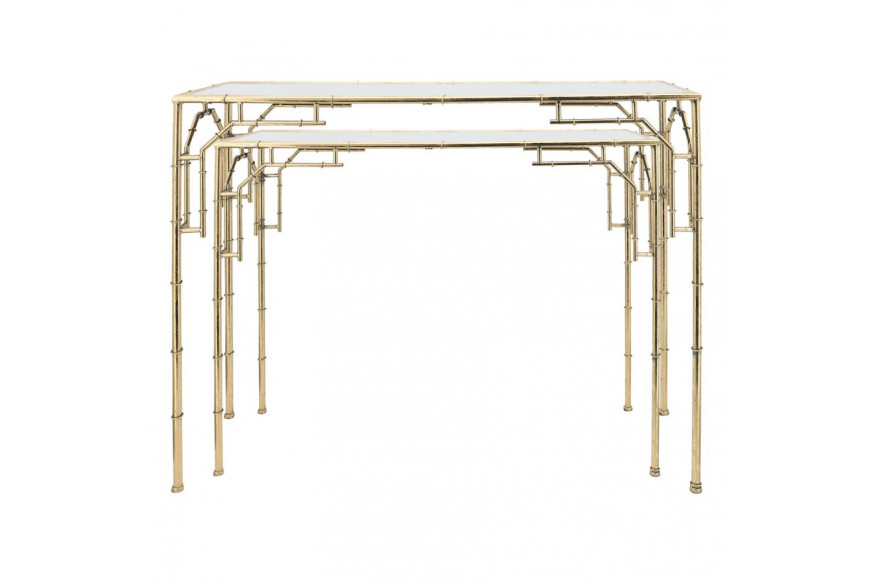 Sagebrook™ Gold Metal Console Tables